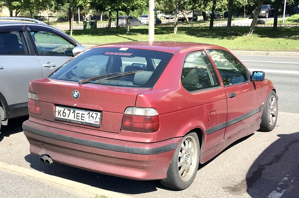 Ленинградская область, № К 671 ЕЕ 147 — BMW 3 Series (E36) '90-00; Ленинградская область — Вне региона