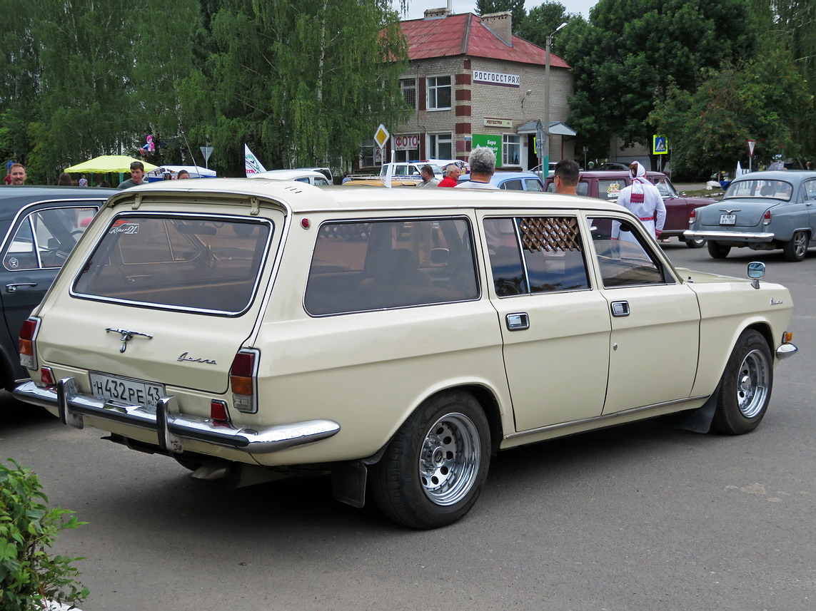 Кировская область, № Н 432 РЕ 43 — ГАЗ-24-13 Волга '86-92; Марий Эл — Новый Торъял. Выставка ретро-автомобилей 2023