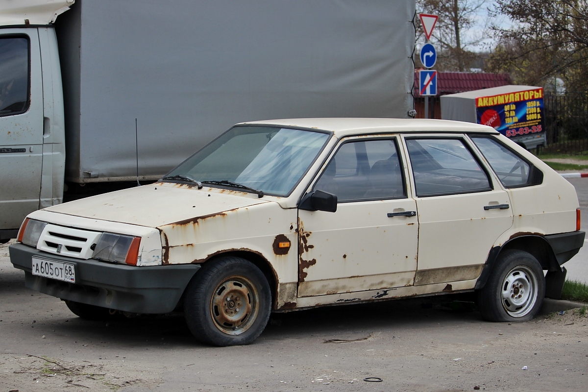 Тамбовская область, № А 605 ОТ 68 — ВАЗ-2109 '87-93