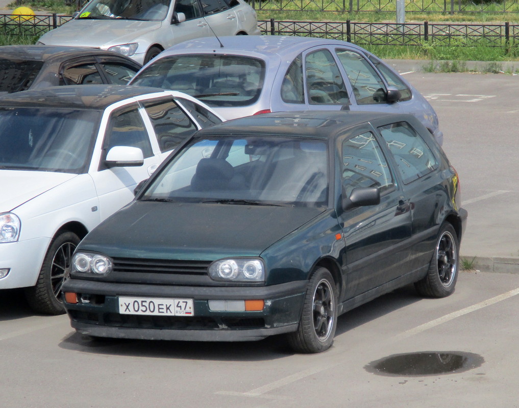 Ленинградская область, № Х 050 ЕК 47 — Volkswagen Golf III '91-98