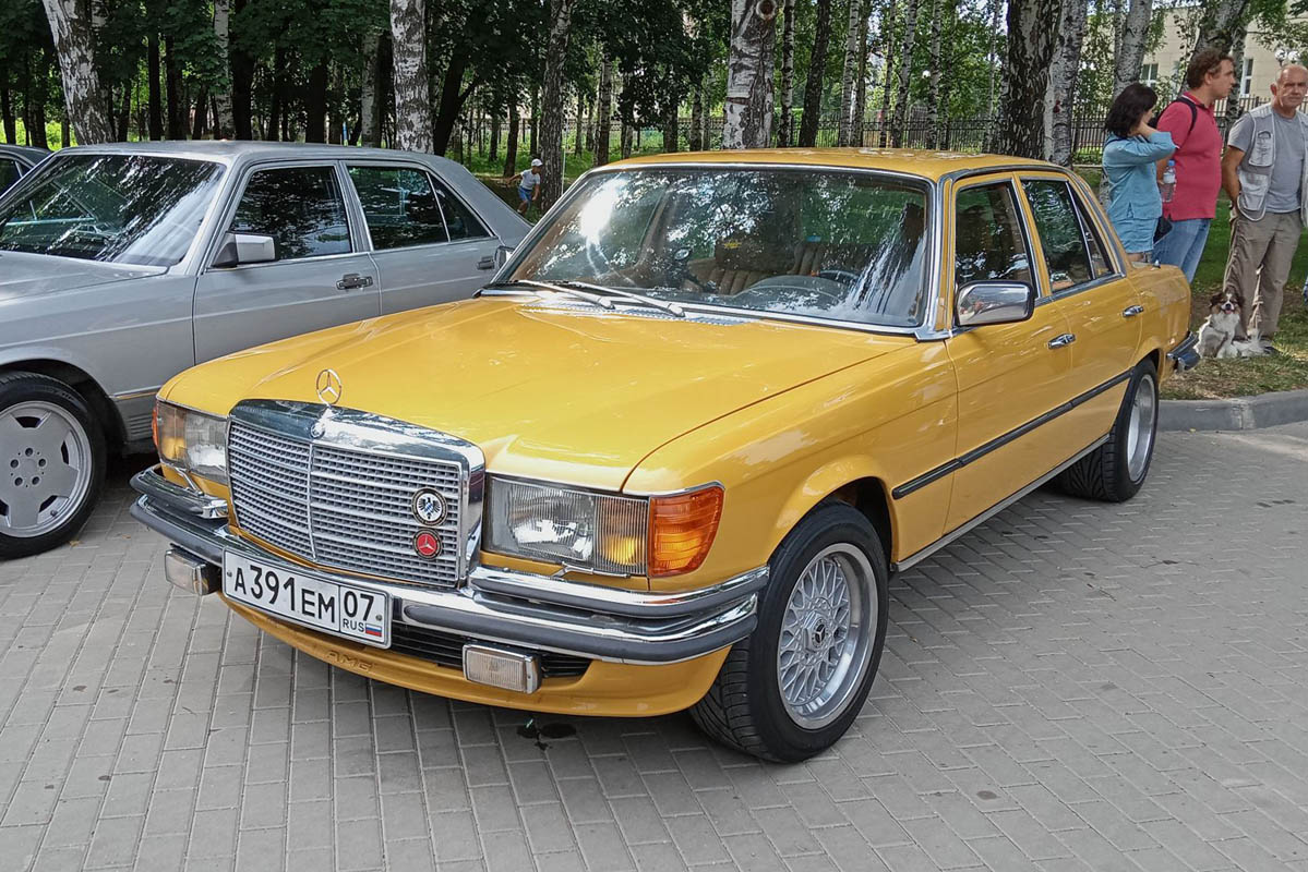 Москва, № А 391 ЕМ 07 — Mercedes-Benz (W116) '72-80; Рязанская область — 8-й ретро-фестиваль "Машина Времени", 7 августа 2021 г.