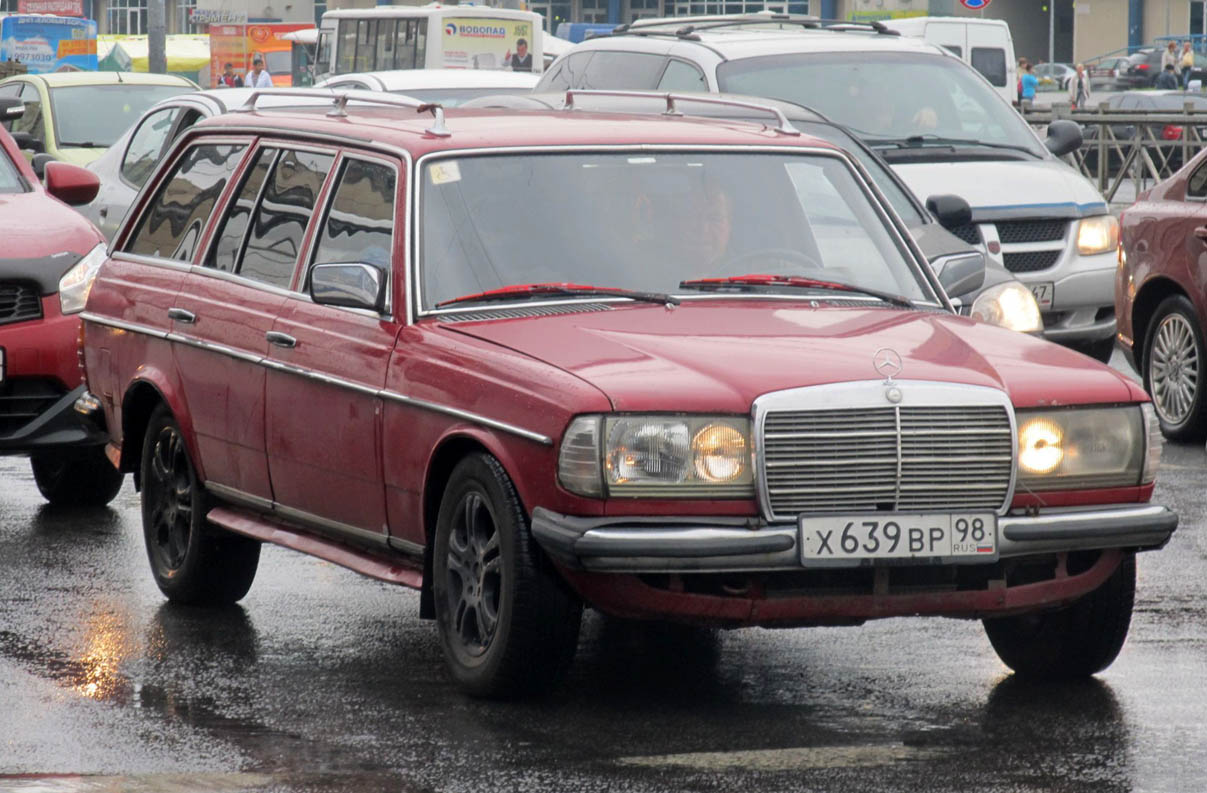 Санкт-Петербург, № Х 639 ВР 98 — Mercedes-Benz (S123) '77-86