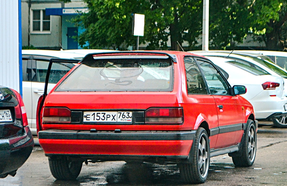 Самарская область, № Е 153 РХ 763 — Mazda 323 (BF) '86-94