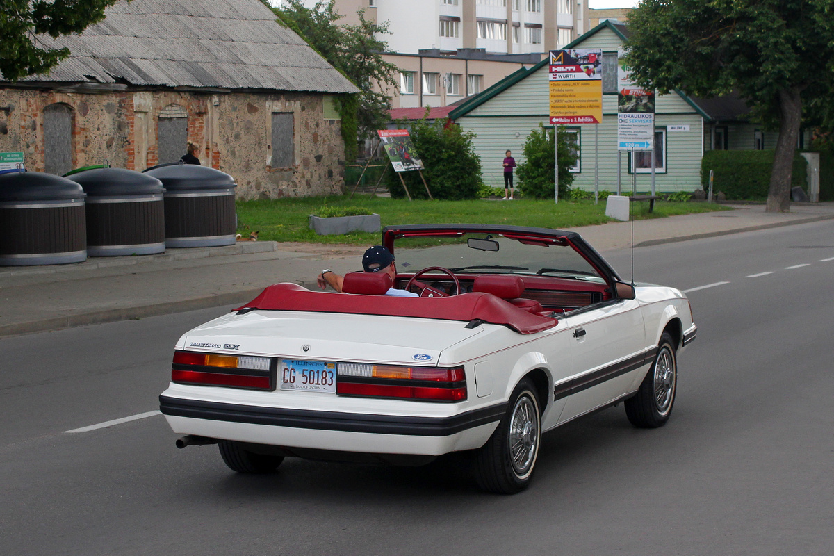 Литва, № CG 50183 — Ford Mustang (3G) '79-93; Литва — Radviliškio miesto šventė 2023