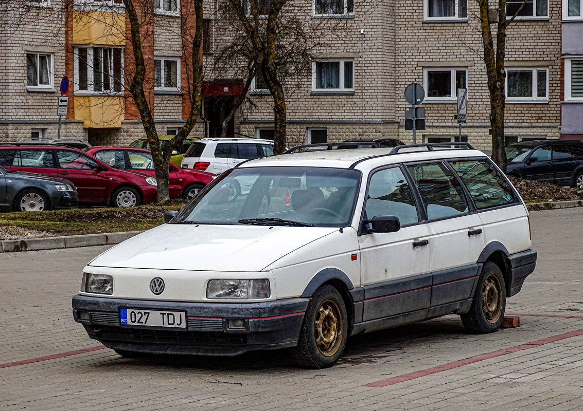 Эстония, № 027 TDJ — Volkswagen Passat (B3) '88-93