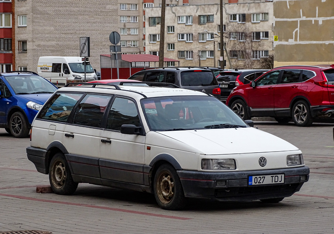 Эстония, № 027 TDJ — Volkswagen Passat (B3) '88-93