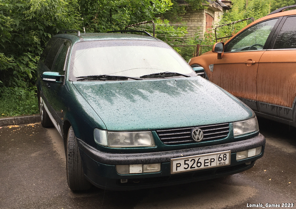 Тамбовская область, № Р 526 ЕР 68 — Volkswagen Passat (B4) '93-97