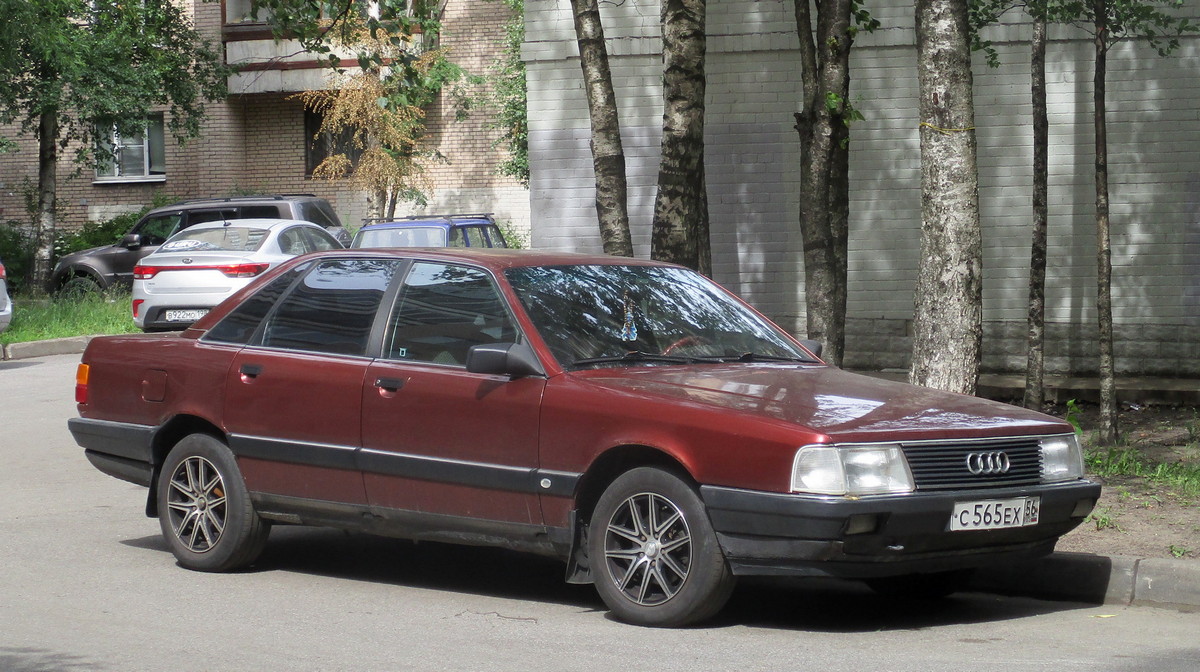 Оренбургская область, № С 565 ЕХ 56 — Audi 100 (C3) '82-91