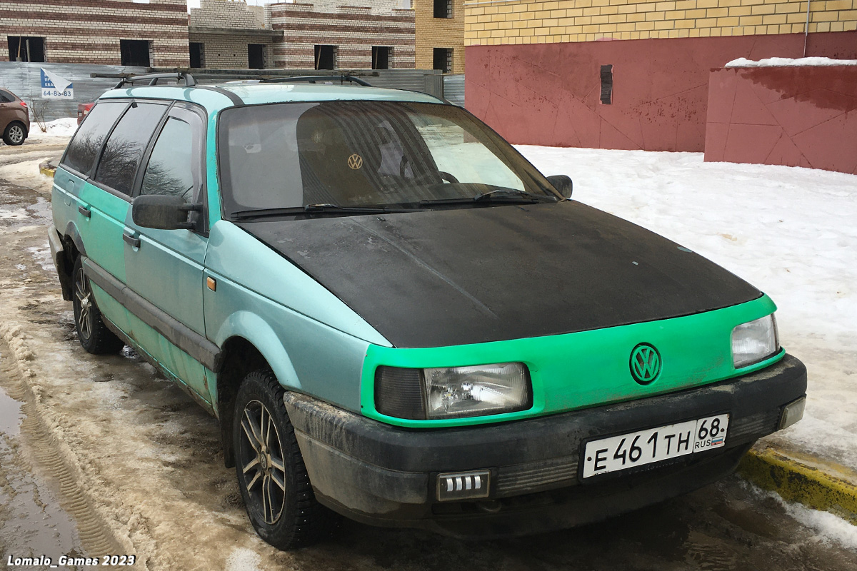 Тамбовская область, № Е 461 ТН 68 — Volkswagen Passat (B3) '88-93