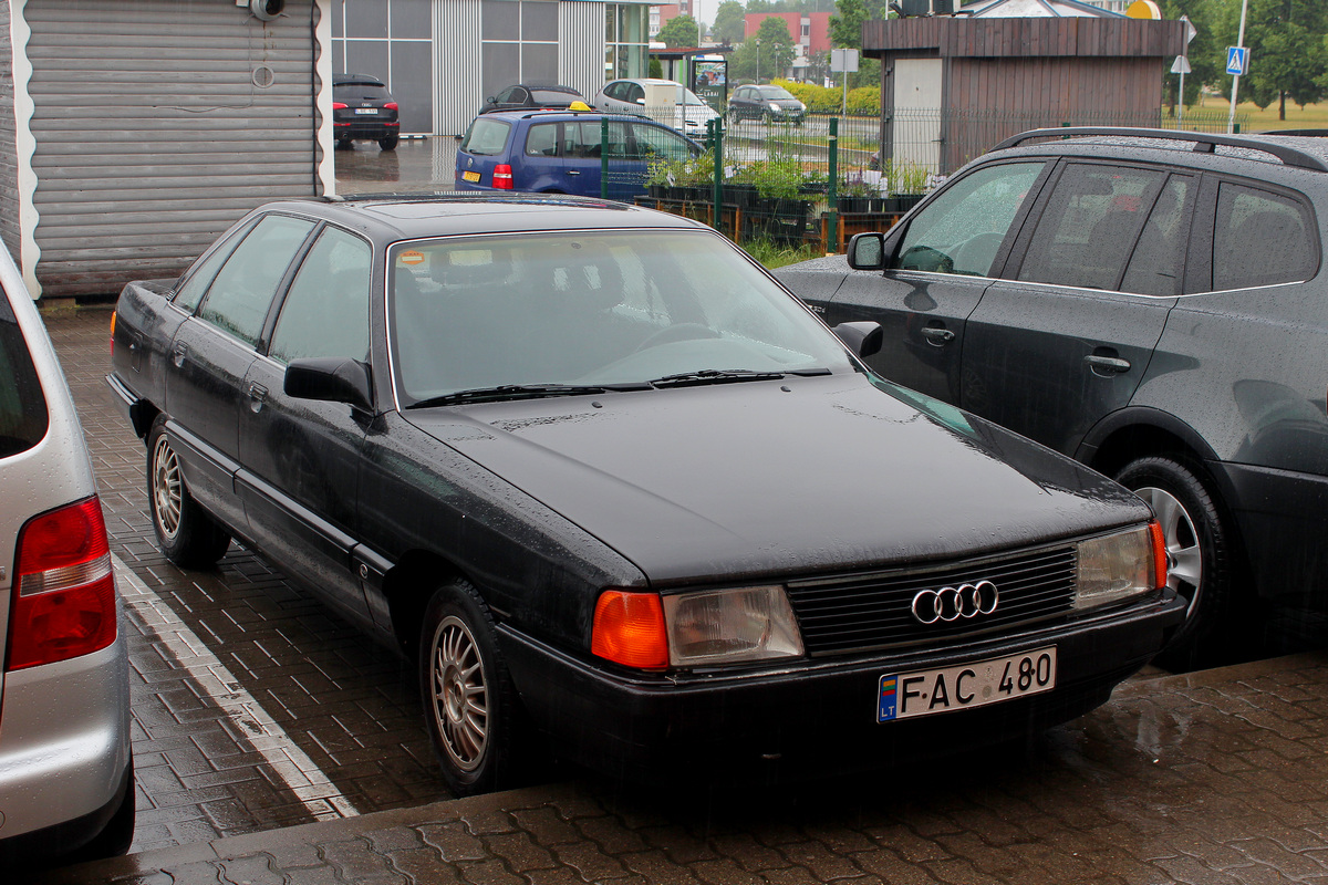 Литва, № FAC 480 — Audi 100 (C3) '82-91