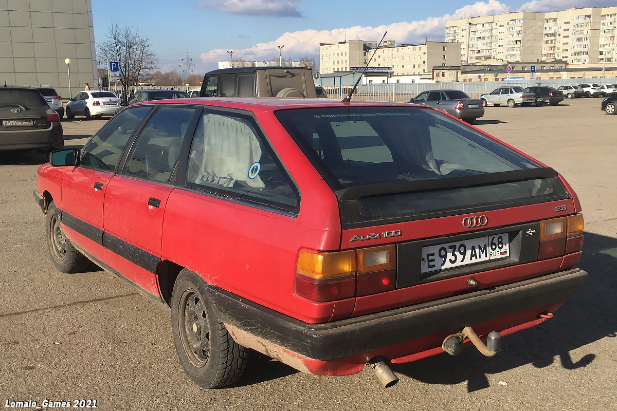 Тамбовская область, № Е 939 АМ 68 — Audi 100 (C3) '82-91