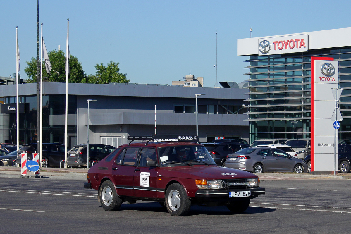 Литва, № LEV 628 — Saab 900 '78-93