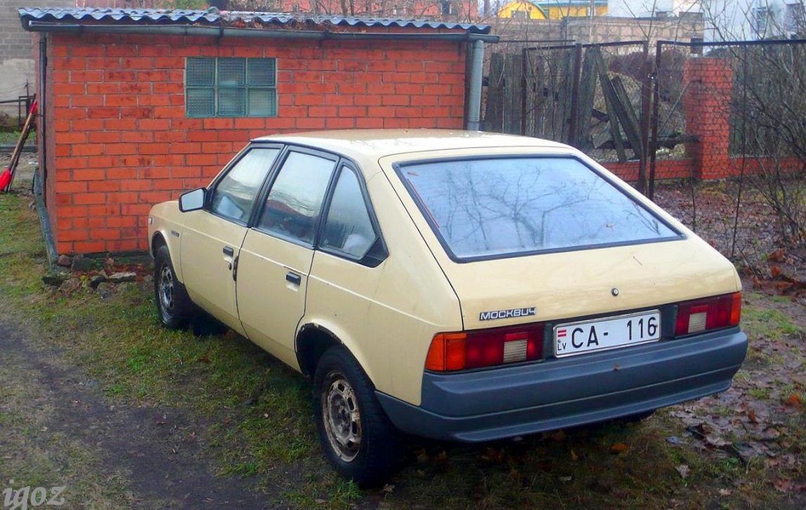 Латвия, № CA-116 — Москвич-2141 '86-98