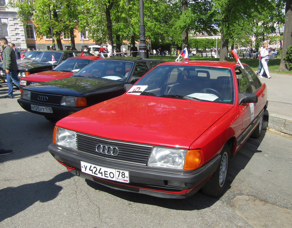 Санкт-Петербург, № У 424 ЕО 78 — Audi 100 (C3) '82-91; Санкт-Петербург — "Международный транспортный фестиваль "SPb TransportFest 2023"