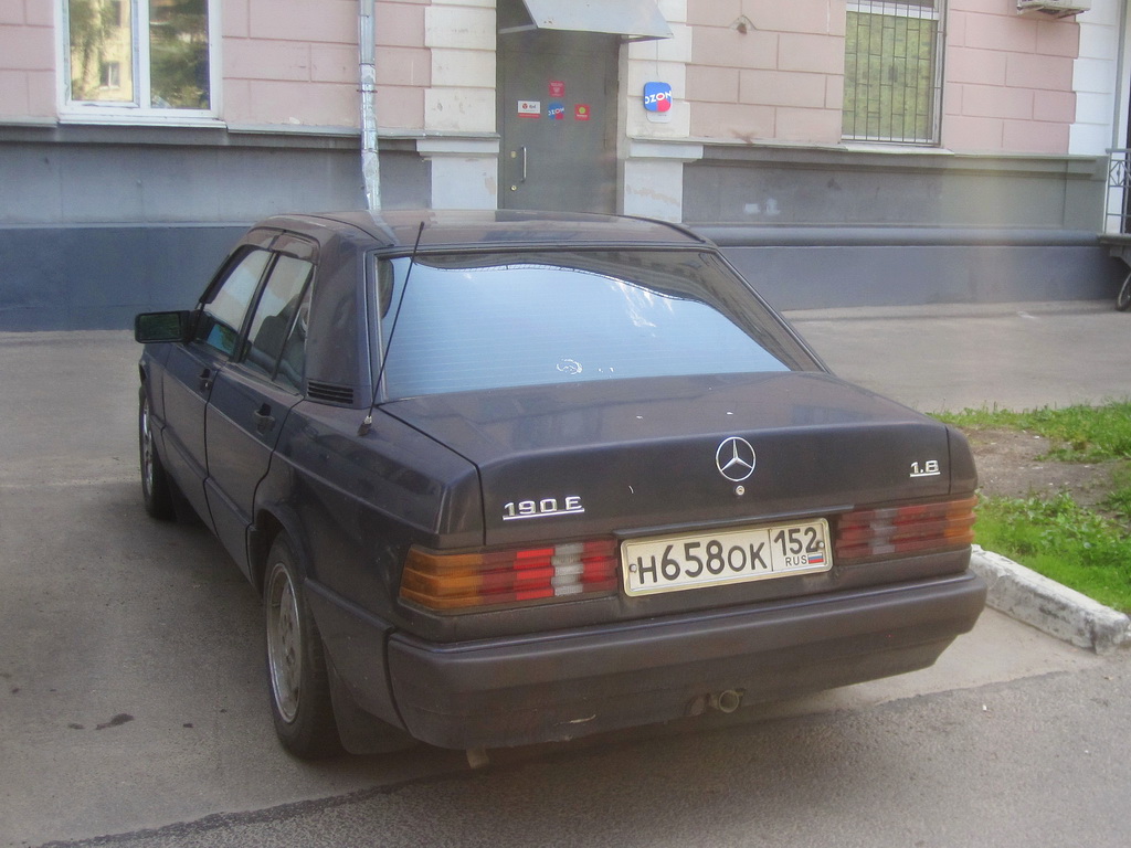 Нижегородская область, № Н 658 ОК 152 — Mercedes-Benz 190 (W201) '82-93