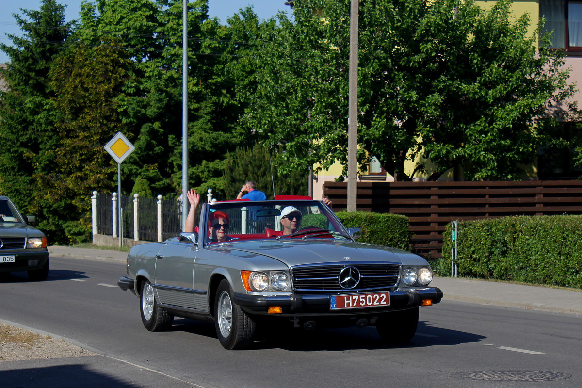 Литва, № H75022 — Mercedes-Benz (R107/C107) '71-89; Литва — Laiko ratai 2023