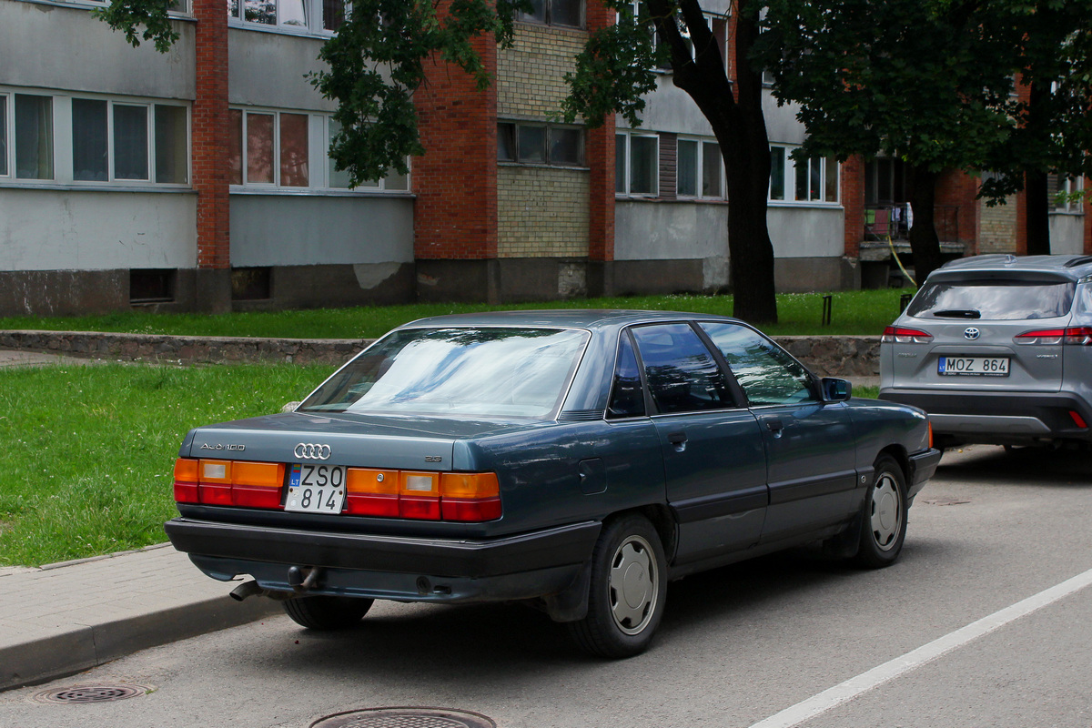 Литва, № ZSO 814 — Audi 100 (C3) '82-91