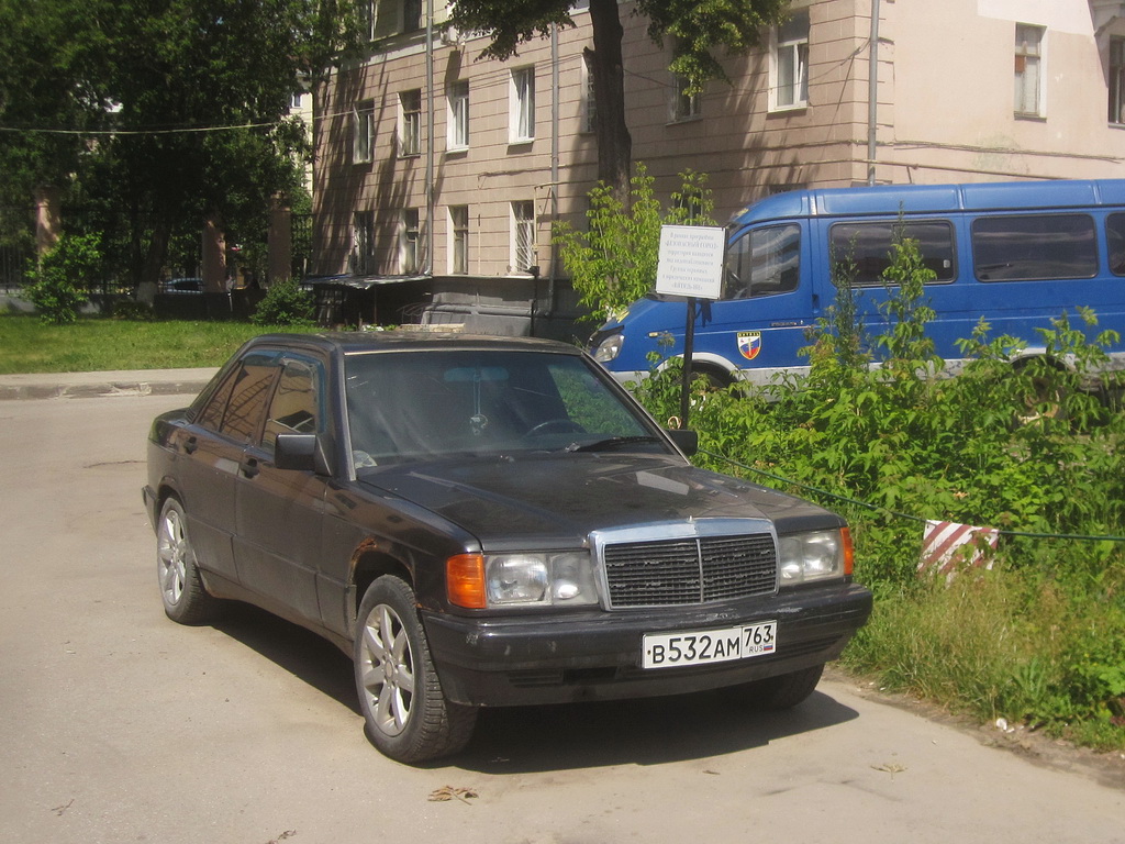 Самарская область, № В 532 АМ 763 — Mercedes-Benz 190 (W201) '82-93