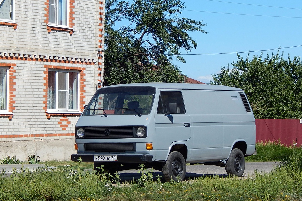 Белгородская область, № Х 592 НО 31 — Volkswagen Typ 2 (Т3) '79-92