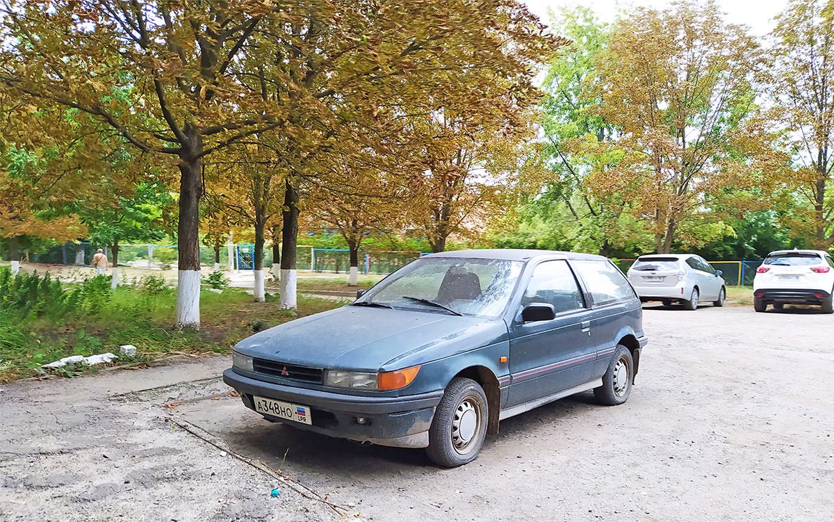 Луганская область, № А 348 НО — Mitsubishi Colt (C50) '88-92