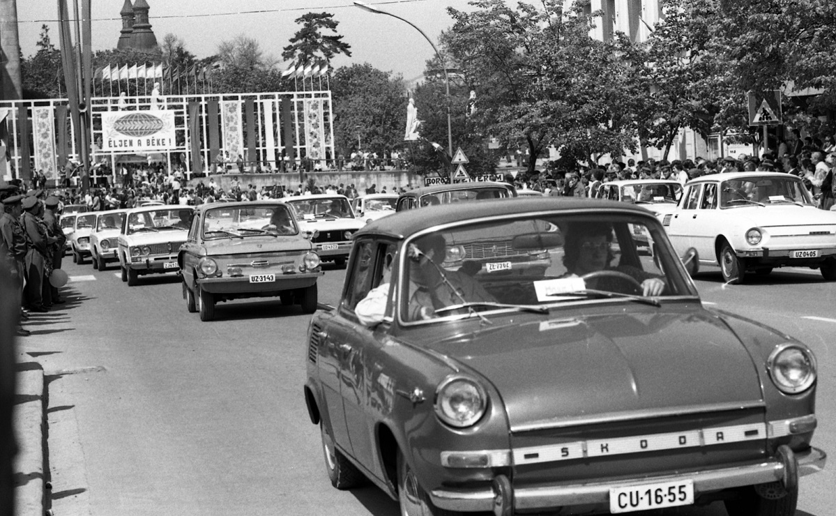 Венгрия, № CU-16-55 — Škoda 1000 MB '64-69; Венгрия — Исторические фотографии