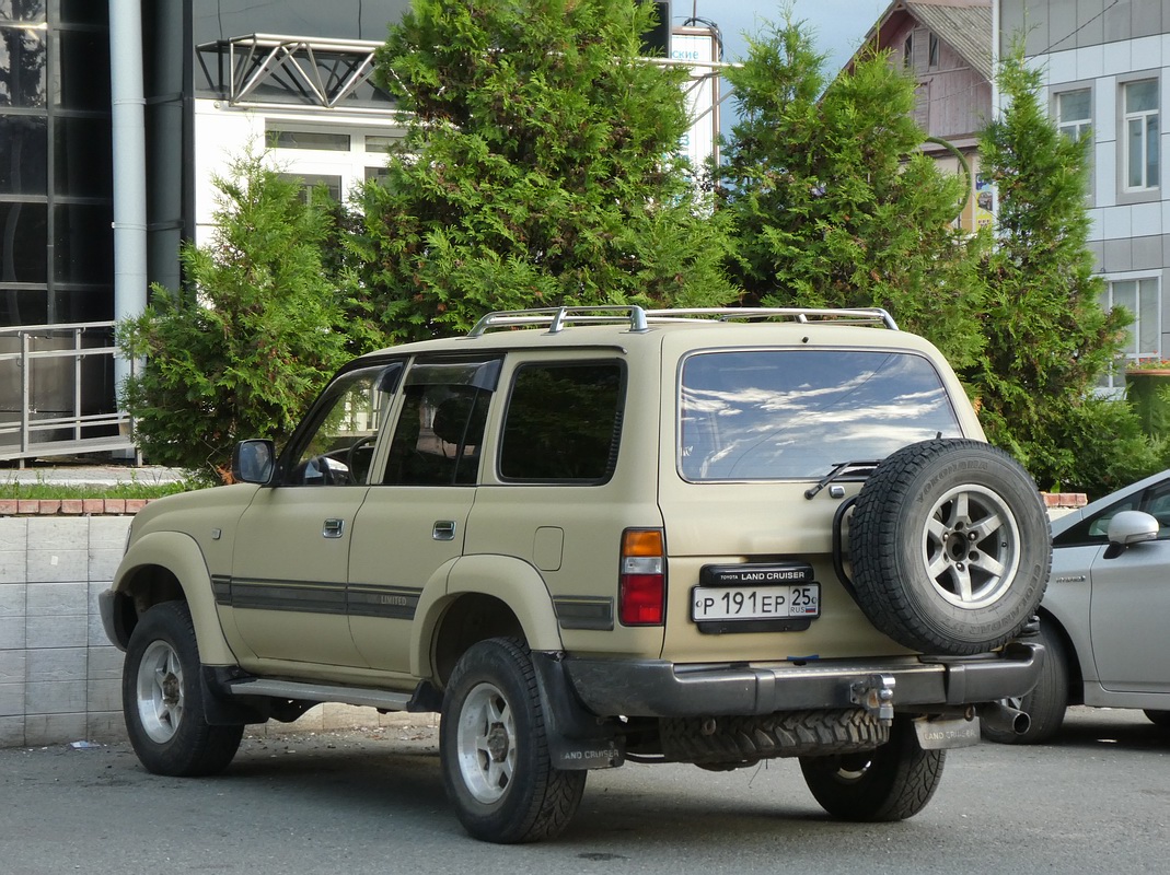 Приморский край, № Р 191 ЕР 25 — Toyota Land Cruiser (J80) '89-97