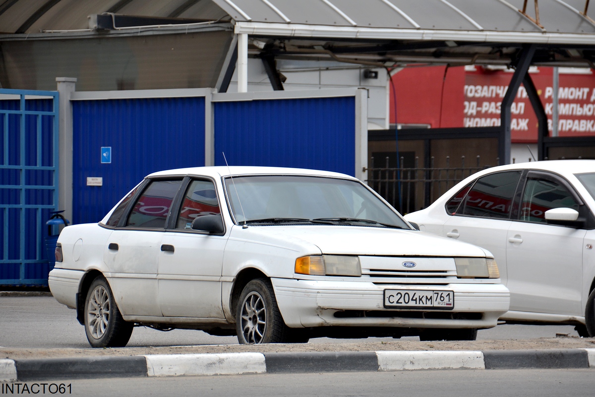 Ростовская область, № С 204 КМ 761 — Ford Tempo (2G) '1988–94
