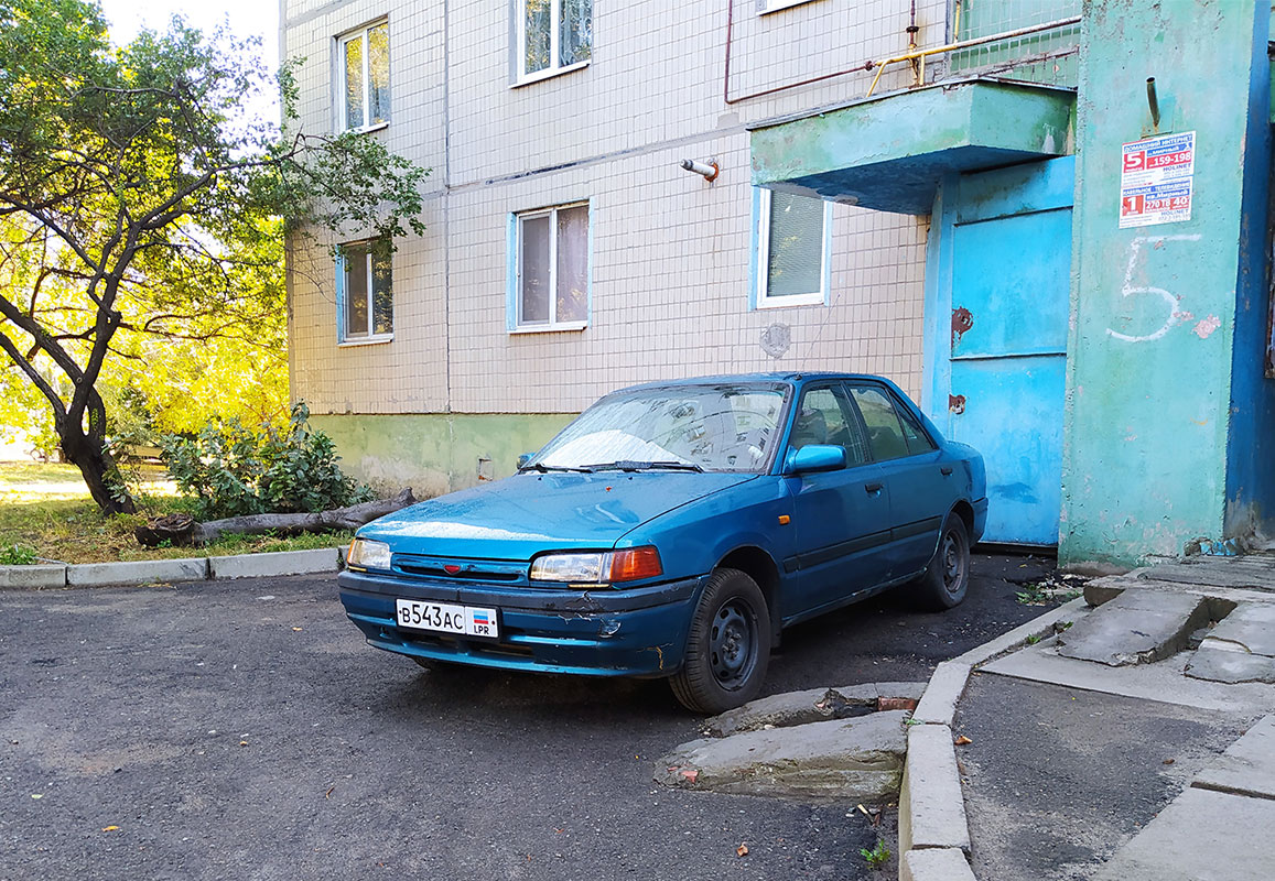 Луганская область, № В 543 АС — Mazda Familia (BG) '89-96