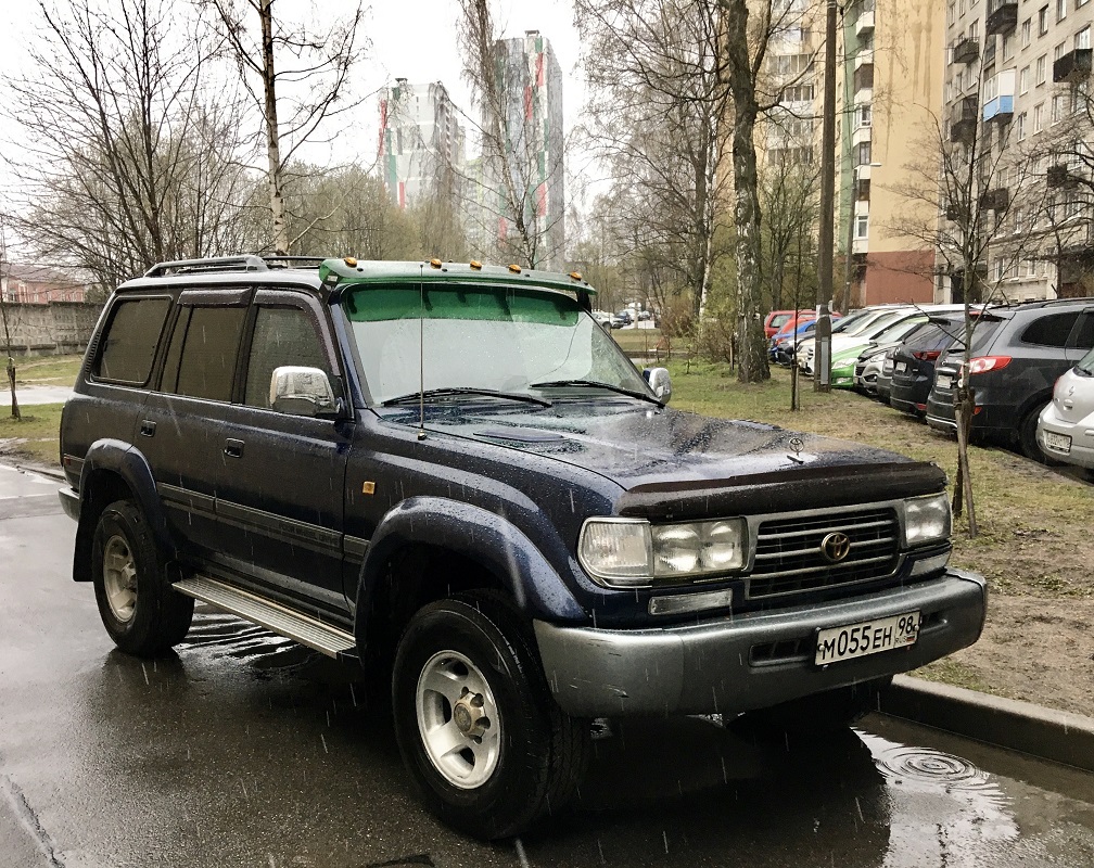 Санкт-Петербург, № М 055 ЕН 98 — Toyota Land Cruiser 80 (J80) '89-97