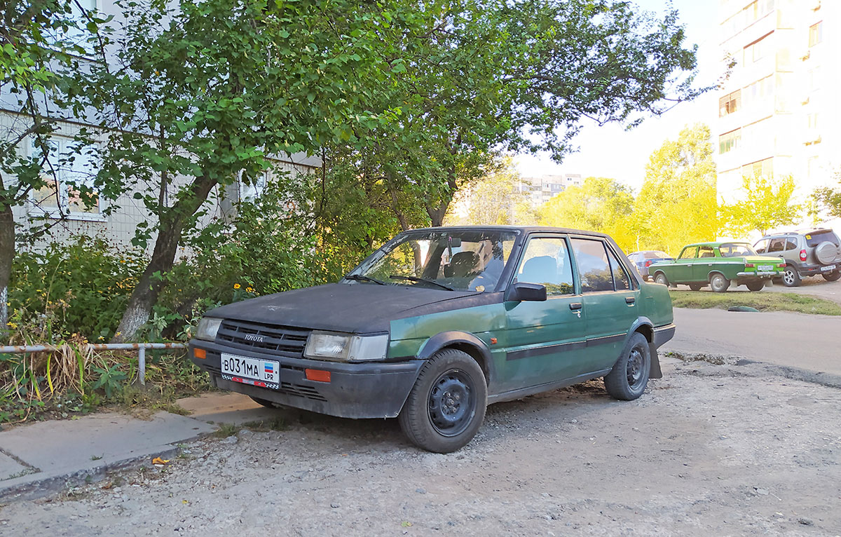 Луганская область, № В 031 МА — Toyota Corolla (E80) '83-87