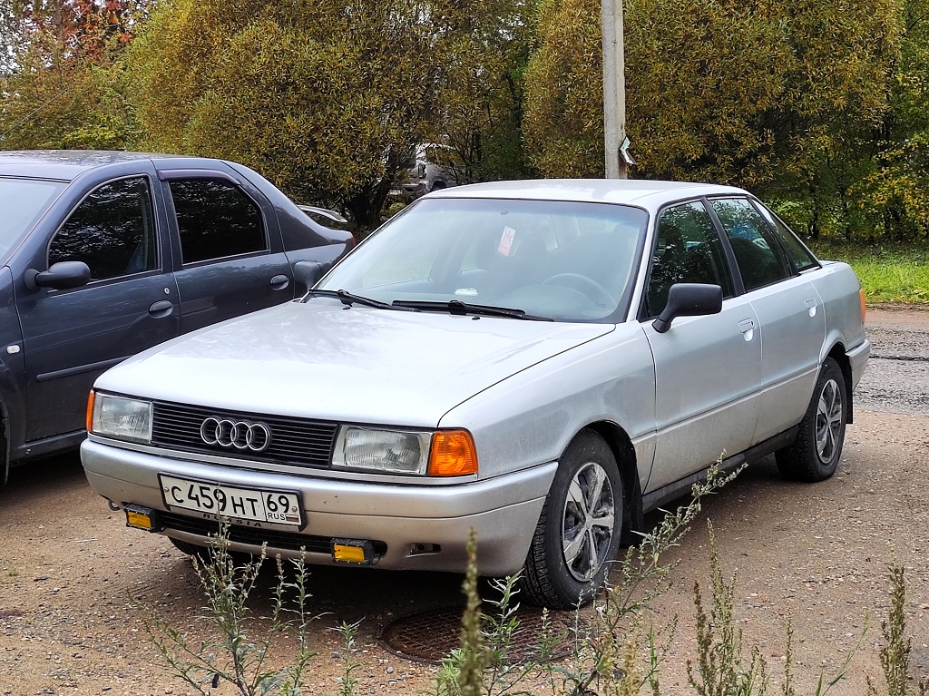 Тверская область, № С 459 НТ 69 — Audi 80 (B3) '86-91