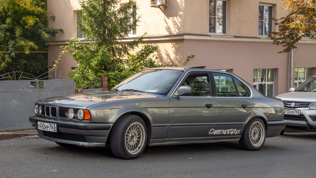 Самарская область, № К 492 НР 763 — BMW 5 Series (E34) '87-96