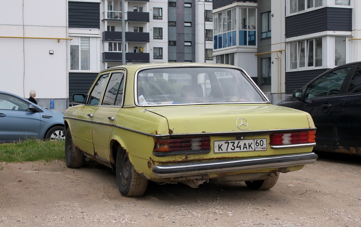 Псковская область, № К 734 АК 60 — Mercedes-Benz (W123) '76-86