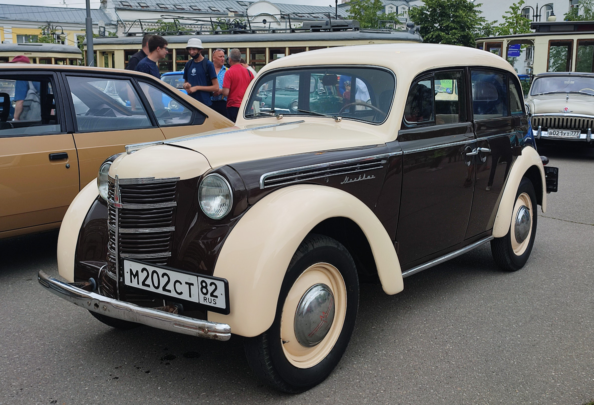 Крым, № М 202 СТ 82 — Москвич-400/401 (общая модель); Москва — День московского транспорта 2023