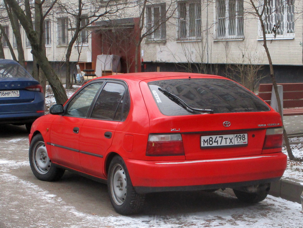 Санкт-Петербург, № М 847 ТХ 198 — Toyota Corolla (E100) '91-02