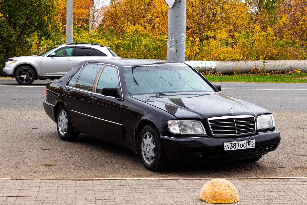 Омская область, № А 387 ОС 155 — Mercedes-Benz (W140) '91-98