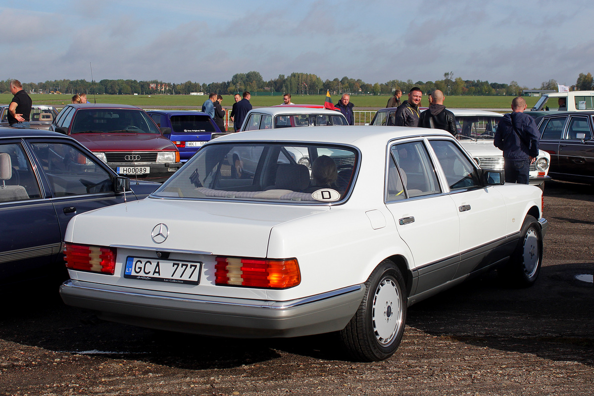 Литва, № GCA 777 — Mercedes-Benz (W126) '79-91; Литва — Retro mugė 2023 ruduo