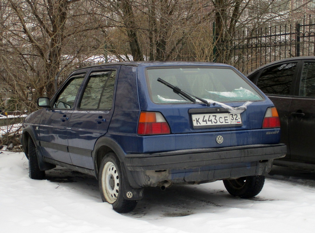Брянская область, № К 443 СЕ 32 — Volkswagen Golf (Typ 19) '83-92