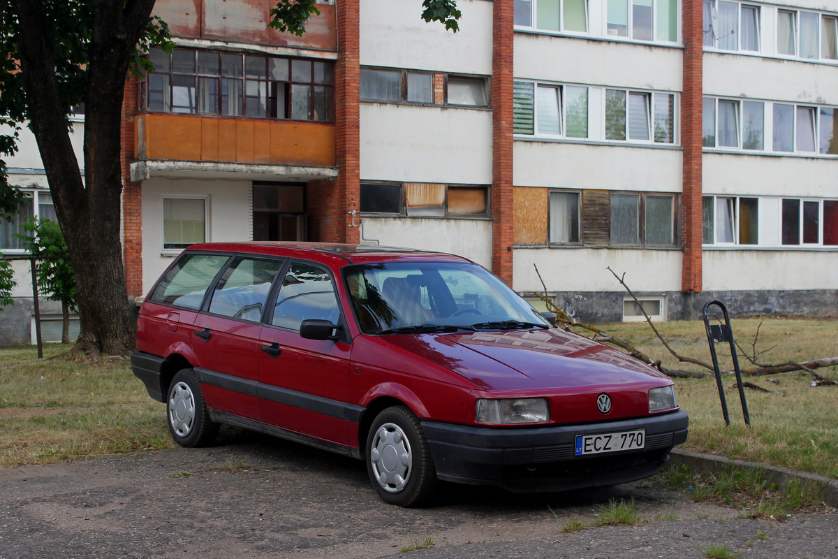 Литва, № ECZ 770 — Volkswagen Passat (B3) '88-93