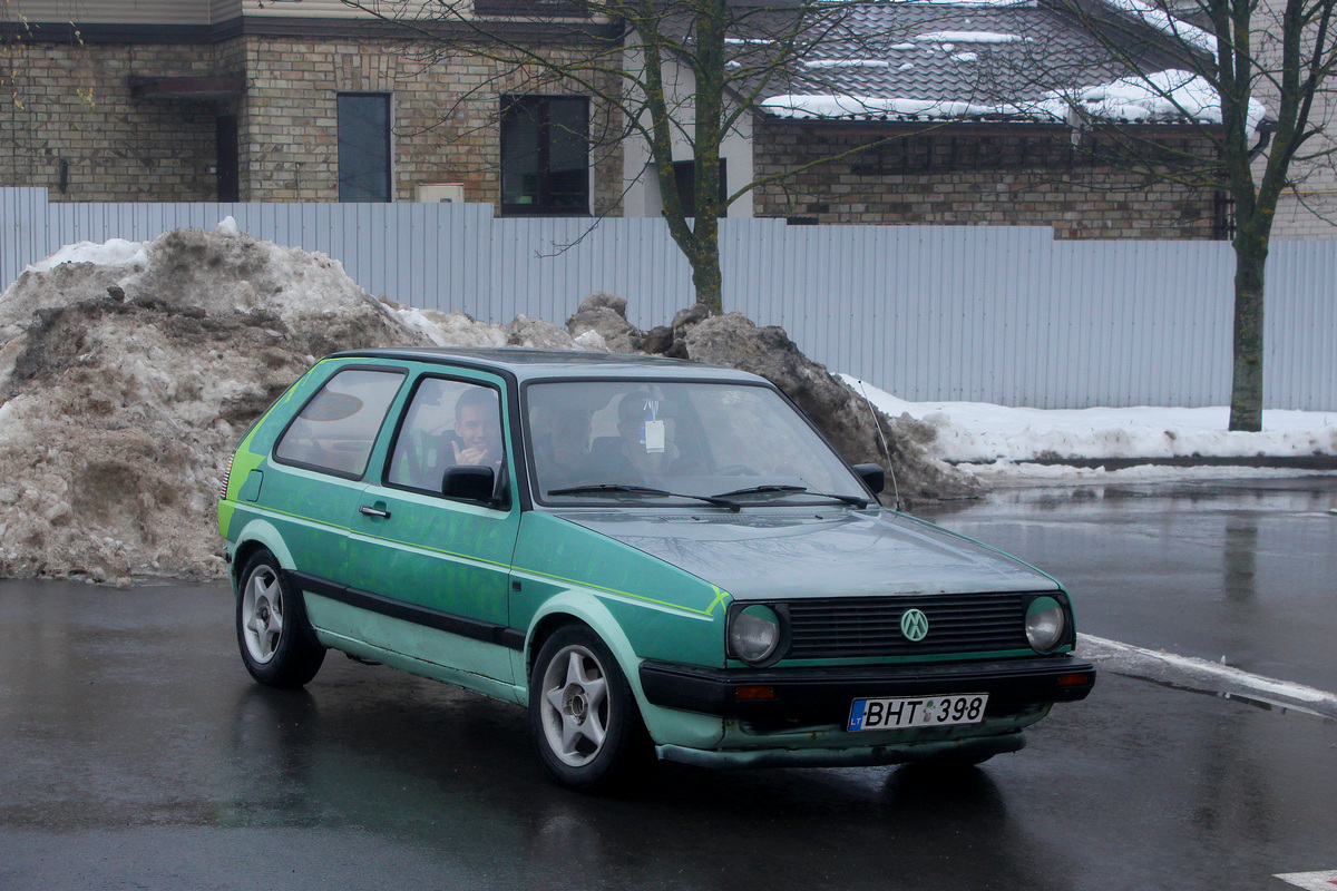 Литва, № BHT 398 — Volkswagen Golf (Typ 19) '83-92