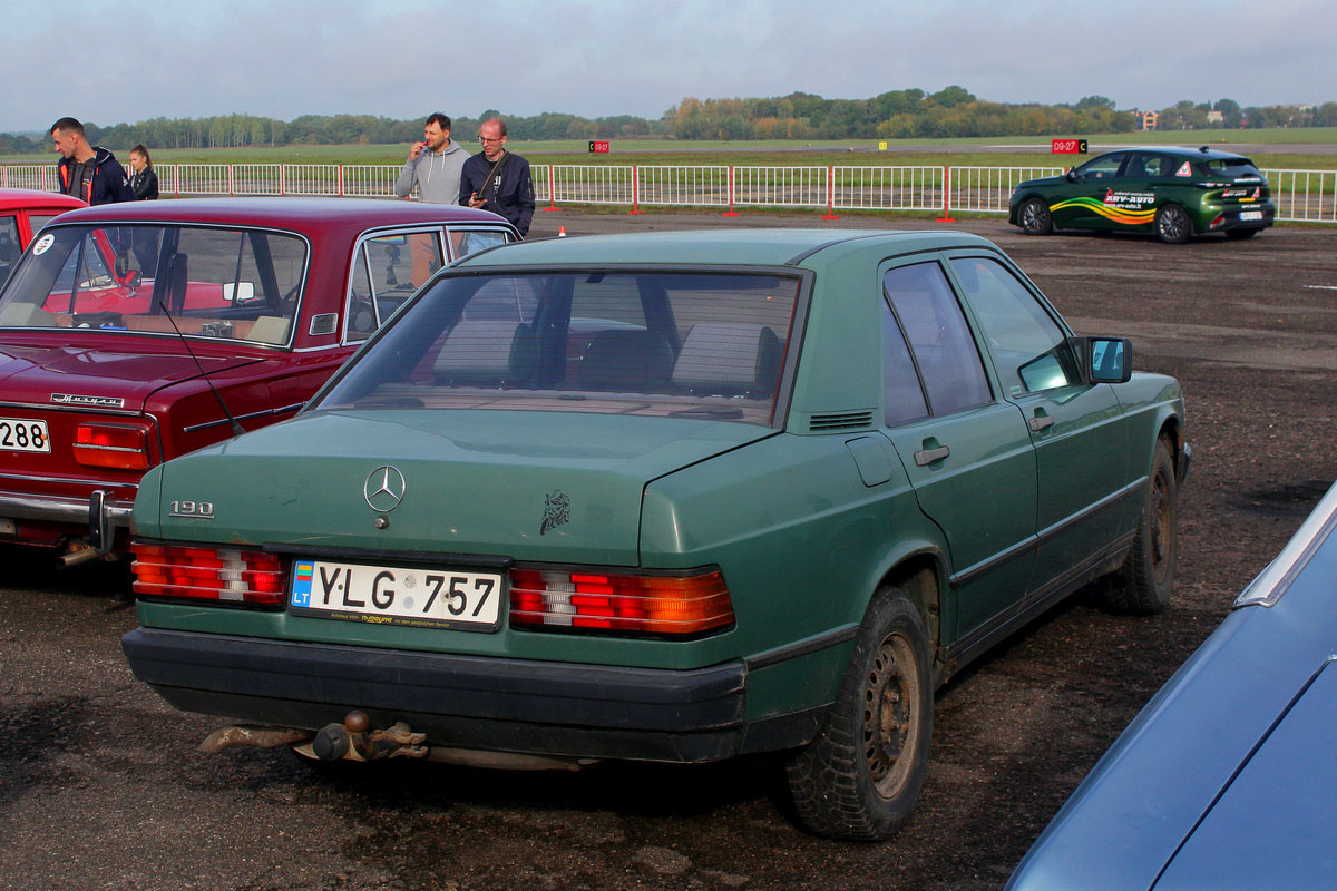 Литва, № YLG 757 — Mercedes-Benz (W201) '82-93; Литва — Retro mugė 2023 ruduo