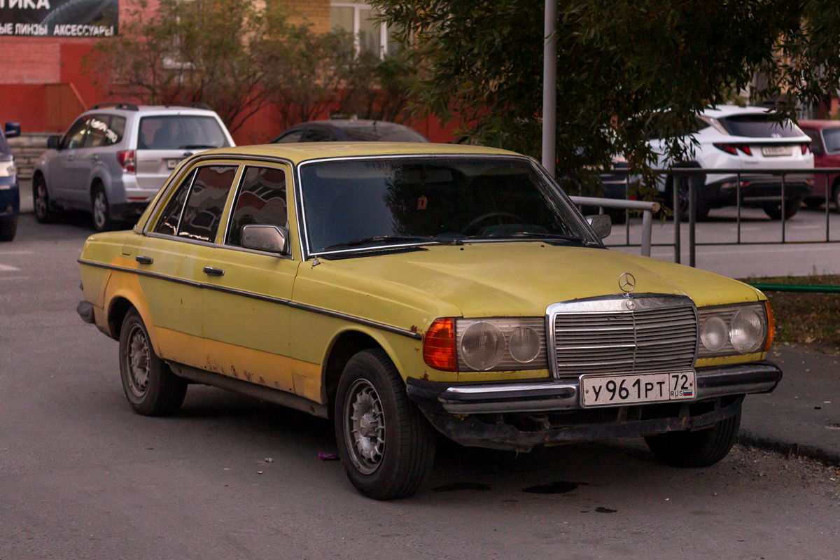 Тюменская область, № У 961 РТ 72 — Mercedes-Benz (W123) '76-86