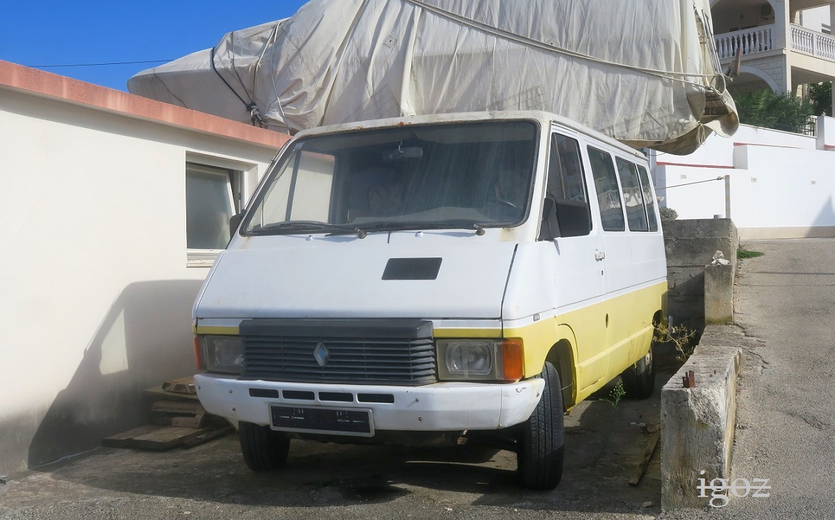 Хорватия, № (HR) U/N 0001 — Renault Trafic (1G) '81-89