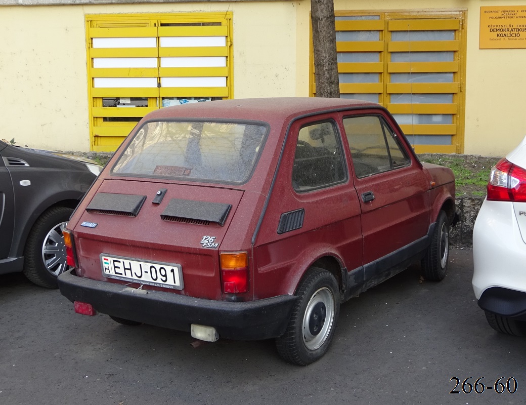 Венгрия, № EHJ-091 — Polski FIAT 126p '73-00