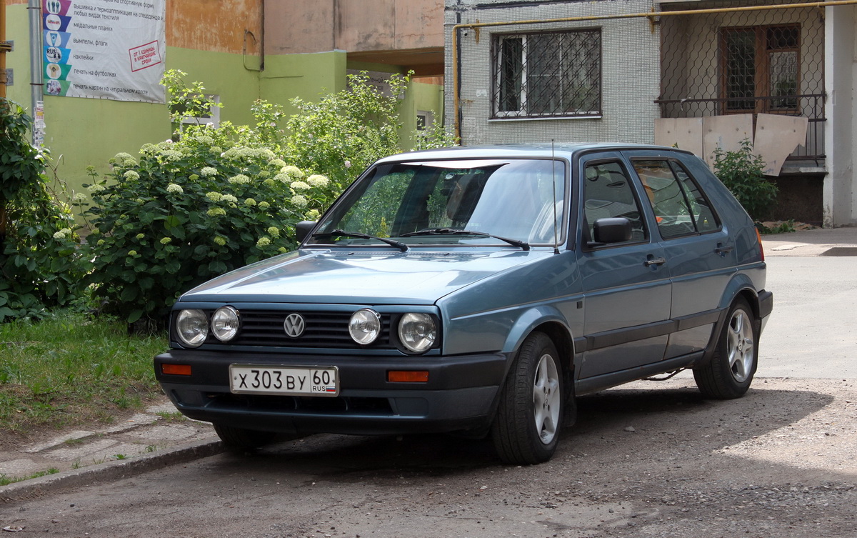 Псковская область, № Х 303 ВУ 60 — Volkswagen Golf (Typ 19) '83-92