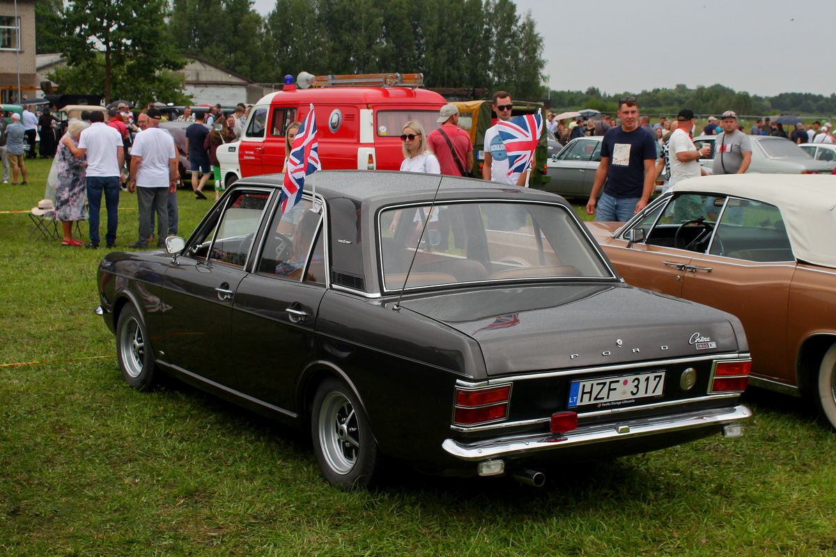 Литва, № HZF 317 — Ford Cortina MkII '66-70; Литва — Nesenstanti klasika 2023