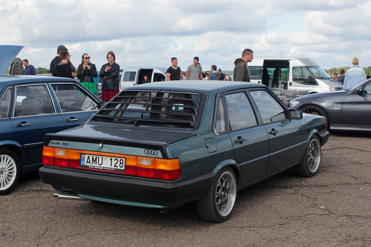 Литва, № AMU 128 — Audi 80 (B2) '78-86; Литва — Retro mugė 2023 ruduo