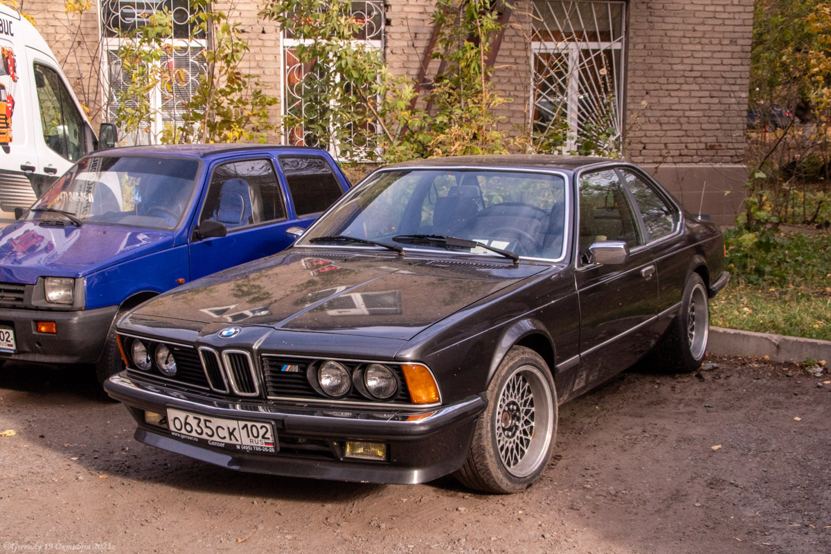 Башкортостан, № О 635 СК 102 — BMW 6 Series (E24) '76-89