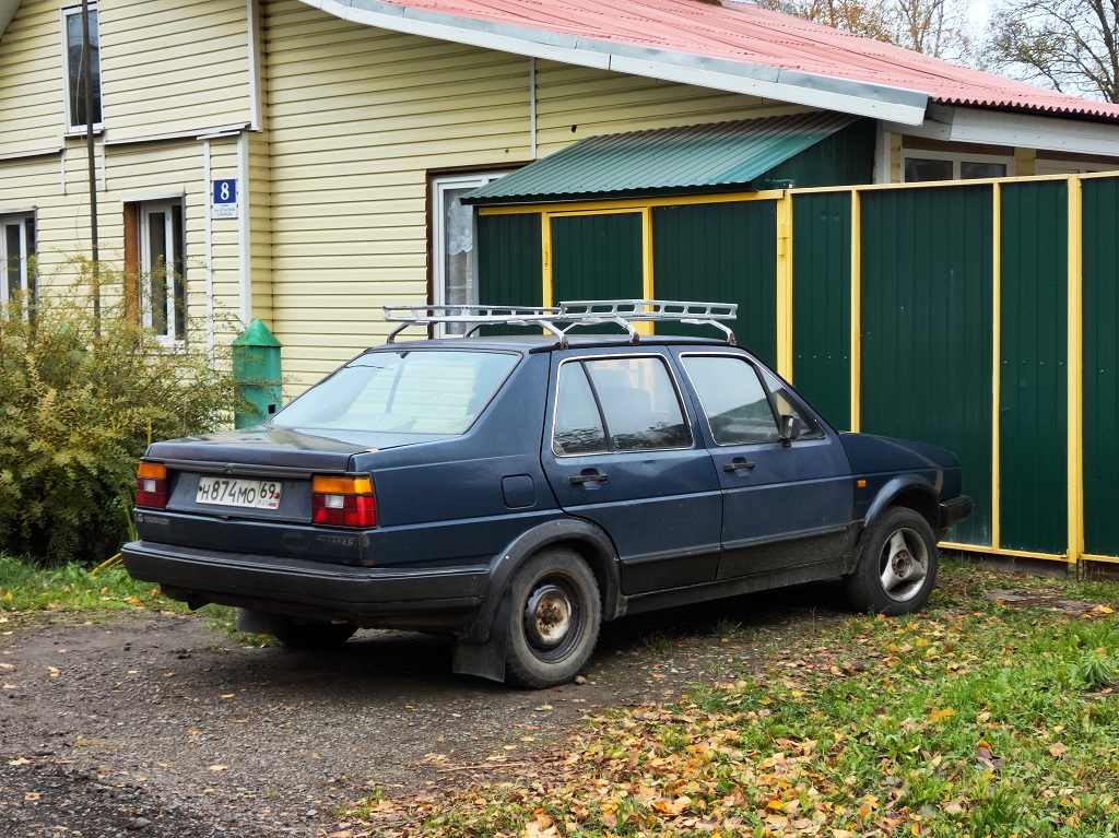 Тверская область, № Н 874 МО 69 — Volkswagen Jetta Mk2 (Typ 16) '84-92