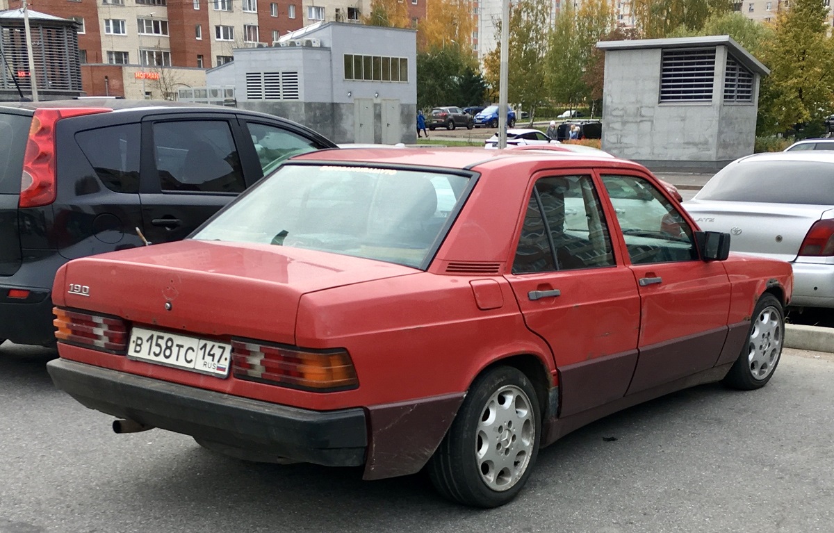 Ленинградская область, № В 158 ТС 147 — Mercedes-Benz 190 (W201) '82-93